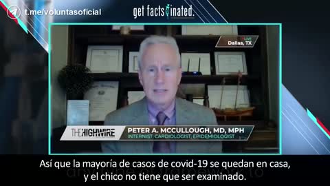 Dr Peter A. McCullough sobre la miocarditis. Covid 19 plandemia Coronavirus