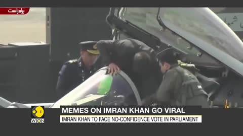 Pakistan PM Imran Khan overseeing fighter jet j10c