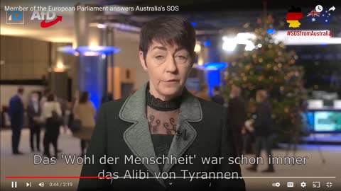 German Lady Warns Australia