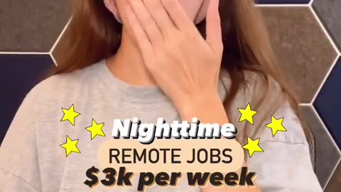 Remote jobs you can do at night time coming at ya!!! 🌙 🛌