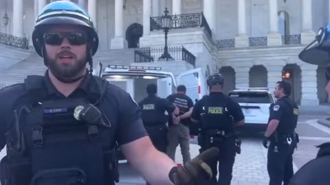 Christian preacher arrested in front of the US Capitol