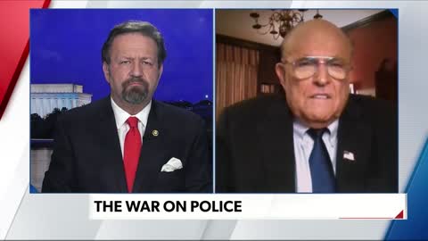 The war on police. Rudy Giuliani on The Gorka Reality Check