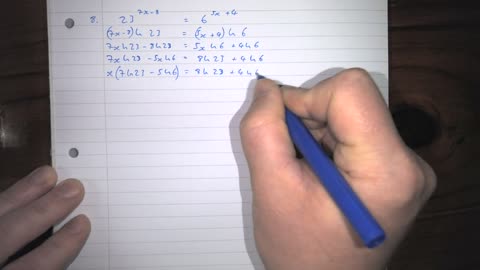Logarithms 03 - Solving Equations with Logarithms (Solutions but no bonus question)
