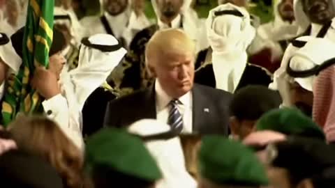 Our Great President Trump Sword Ceremony Saudi Arabia