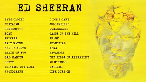 Ed Sheeran | Top Songs 2023 Playlist | Eyes Closed, Curtains, Perfect..
