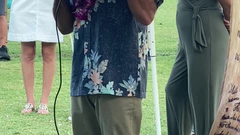 Hawaii Gubernatorial Candidate BJ Penn at Kauai Event 4/10/2022