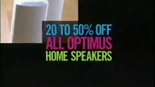 February 18, 2000 - Optimus Speakers On Sale at Radio Shack