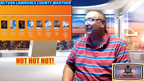 NCTV45 LAWRENCE COUNTY 45 WEATHER SATURDAY JULY 13 2024