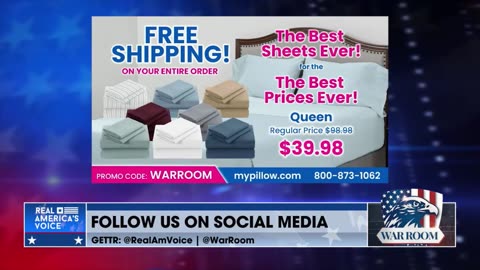 Go To mypillow.com/warroom And Get Your WarRoom Specials Today