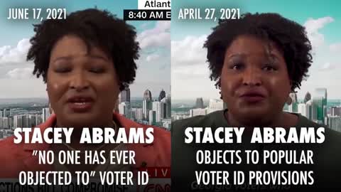 Stacey Abrams Flip Flops On Voter ID