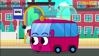 Kids Nursery Rhymes. Wheels on the bus go round and round Simple kids Song