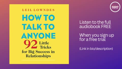 How to Talk to Anyone Audiobook Summary Leil Lowndes