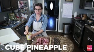 Leftover Ham Pineapple Kabobs with Elissa the Mom | Rare Life