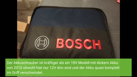 Bosch Professional 12V System Akkuschrauber GSR 12V-15 (inkl. 2x2,0 Akku + Ladegerät, 39tlg)