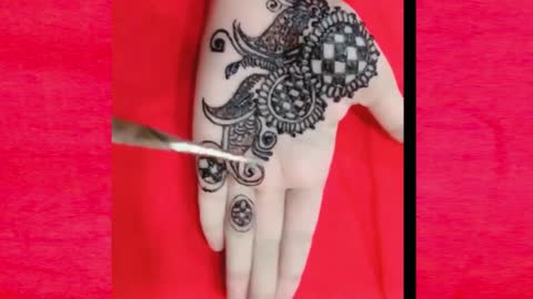 Easy Hinna Mehndi Design for beginners || beautiful mehndi design.