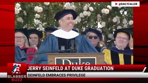 Jerry Seinfeld At Duke Graduation