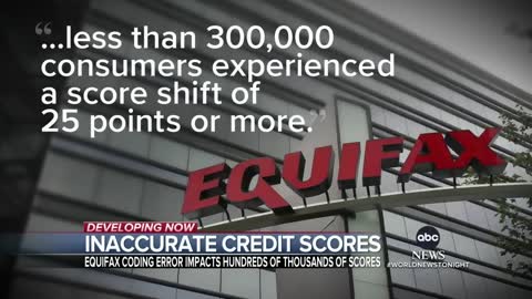 Report reveals hundreds of thousands of inaccurate credit scores