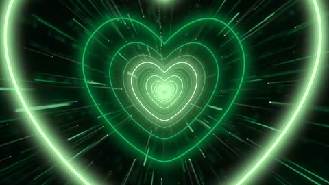 770. Color Changing Heart Tunnel💚🤎❤️Bg Animation Heart Background