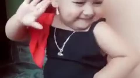 Cutte Samaira Thapa Cute babies Cute baby Tiktok Videos Funny Comedy Dance