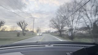 driving home from our day of celebration for christmas