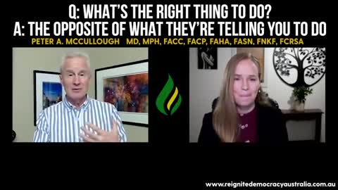 Dr. Peter McCullough: What's The Right Thing To Do? The Opposite...