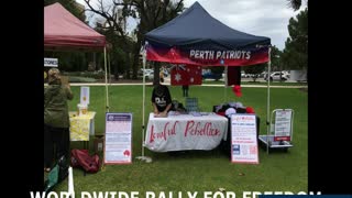 WORLDWIDE RALLY FOR FREEDOM- PERTH WA - May 15th 2021