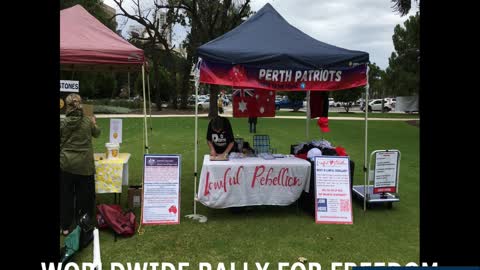 WORLDWIDE RALLY FOR FREEDOM- PERTH WA - May 15th 2021