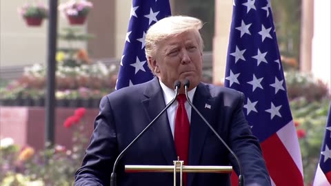 🇺🇸 PM Modi and US President Donald Trump at Joint Press Meet in Hyderabad House 🇺🇸