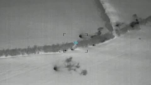 The combat work of the Russian artillery together with the operators of the UAV