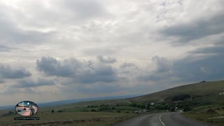 Driving in Dartmoor. Driving to Brent Tor