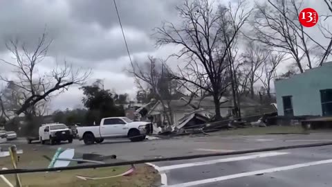 81-year-old woman killed by a suspected tornado