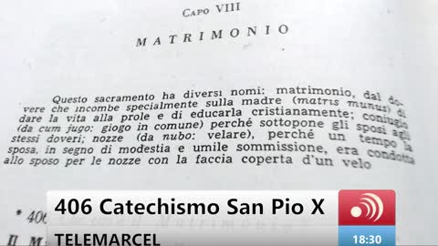 406 (seconda parte) Catechismo San Pio X