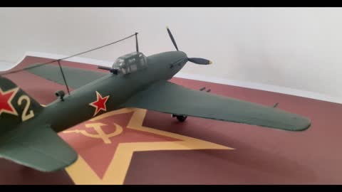 Ilyushin Il-10,1/72 model kit building