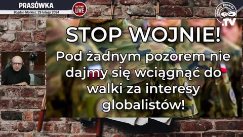 PILNY KOMUNIKAT-STOP WOJNIE, NIE ZOSTAŃ MIĘSEM ARMATNIM