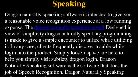 How To Install Dragon Naturally Speaking