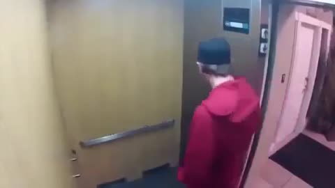 Prank in elevator gone wrong