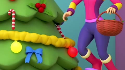 Deck The Halls #shorts #christmas #christmasmusic #christmascarols #xmas #kidstv #babysongs