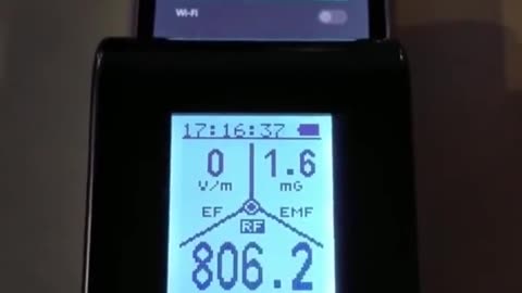 How much radiation is emmited through a 5G phone.