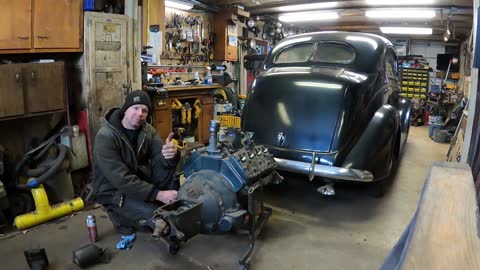 1937 Ford Moving Into the Shop