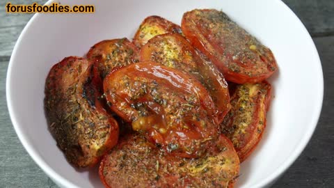 Oven Roasted Italian Tomatoes - YUM
