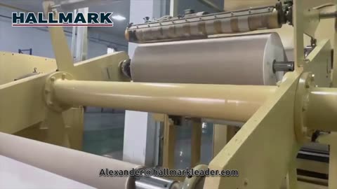 Do you know how our furniture paper is made?look at this --Melamine Paper Impregnation Line!
