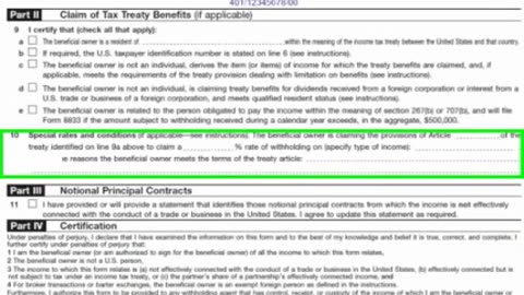 Barclays Stockbrokers - How To Complete A W-8BEN Form