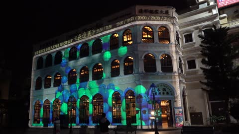 iluminar Macau. Light Up Macao 2022 - Largo dos Bombeiros - intermission