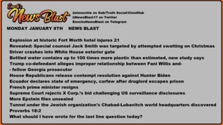 Monday, January 8, 2024 News Blast