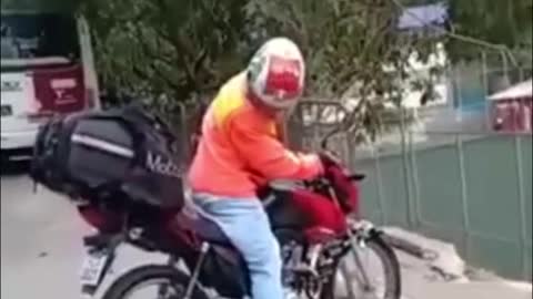 drugged motorcycle rider