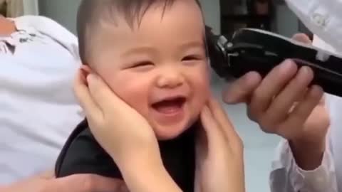 Cute Baby Hair Cutting Funny Internet Viral Video 2021