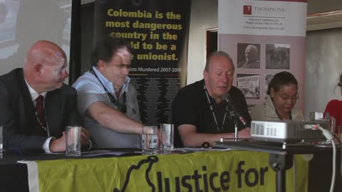 Justice For Colombia - TUC Fringe meeting: Brighton, UK