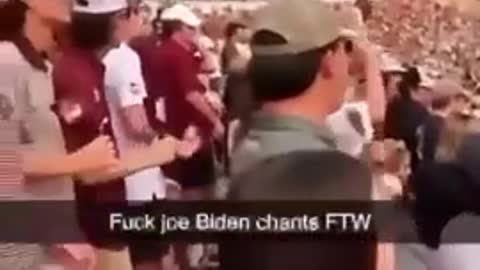 CLASS IS IN SESSION: F–k Joe Biden chants at college football stadiums across America…