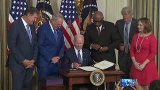 Biden Signs The “Inflation Reduction Act” Into Law