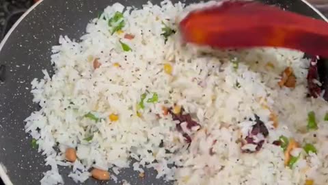 Coconut Rice | Lunch Meal | Unique Dish ASMR Cooking